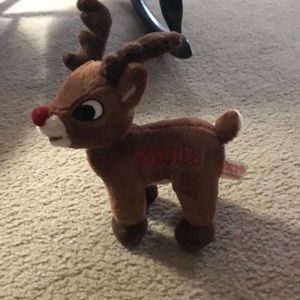 Rudolph the reindeer stuffed animal